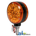A & I Products Safety Light; Amber, LED, 12 Volt 6.5" x4.5" x3.5" A-28A43